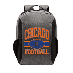 Classic Chicago IL Football Fan Logo Vector Backpack