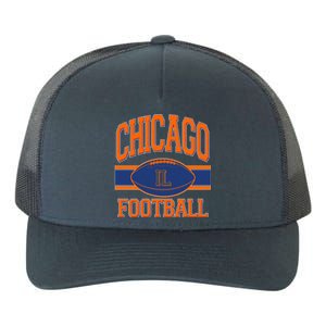 Classic Chicago IL Football Fan Logo Yupoong Adult 5-Panel Trucker Hat