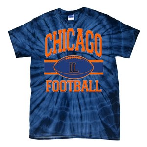 Classic Chicago IL Football Fan Logo Tie-Dye T-Shirt