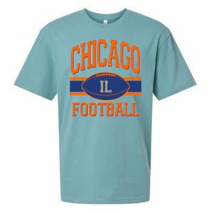 Classic Chicago IL Football Fan Logo Sueded Cloud Jersey T-Shirt