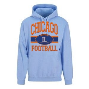 Classic Chicago IL Football Fan Logo Unisex Surf Hoodie