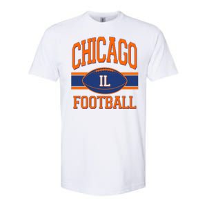 Classic Chicago IL Football Fan Logo Softstyle® CVC T-Shirt