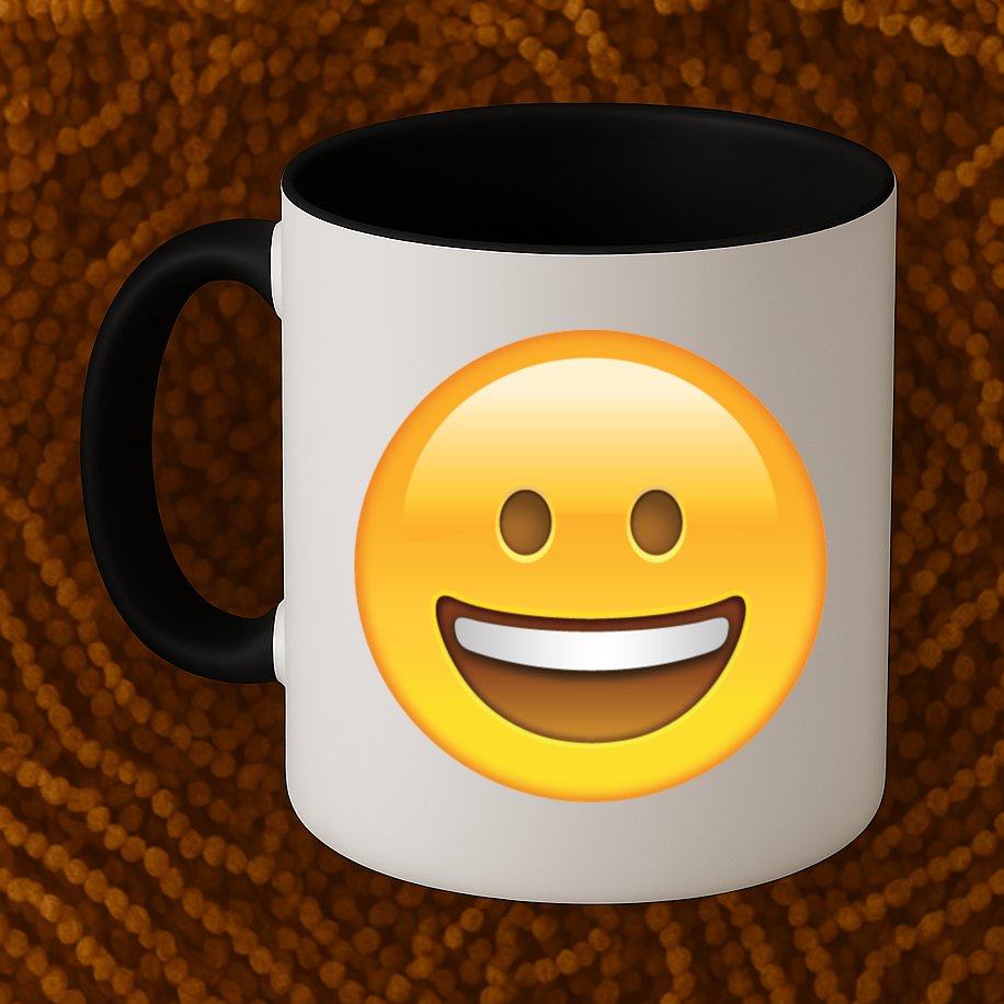 Classic Emoji Smiley Face Mug