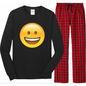 Classic Emoji Smiley Face Long Sleeve Pajama Set