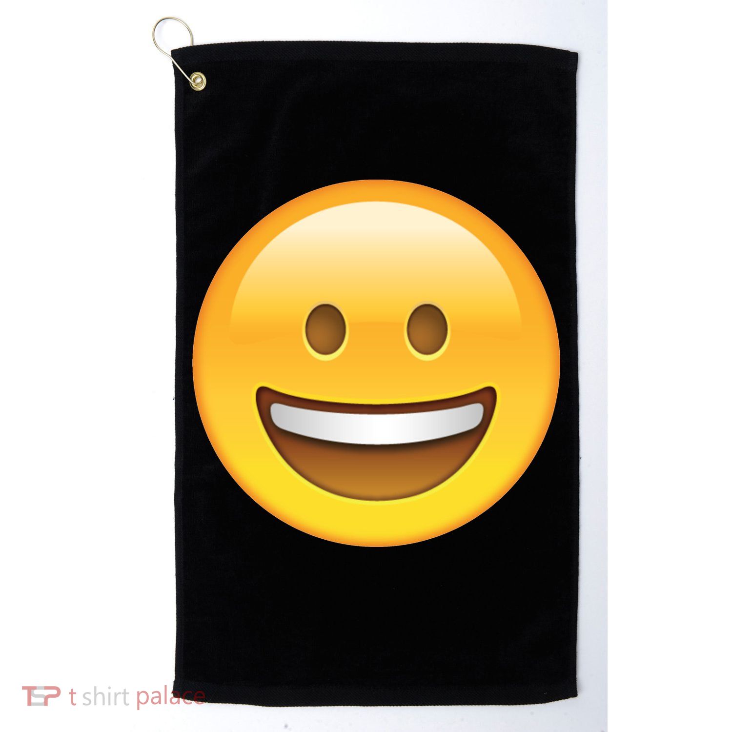 Classic Emoji Smiley Face Golf Towel
