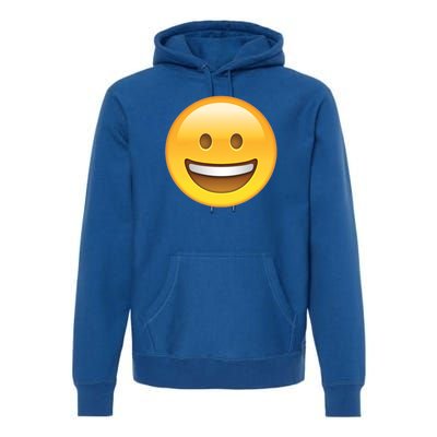 Classic Emoji Smiley Face Premium Hoodie