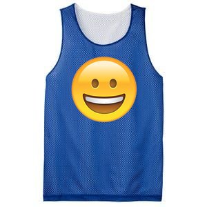 Classic Emoji Smiley Face Mesh Reversible Basketball Jersey Tank