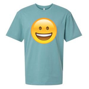 Classic Emoji Smiley Face Sueded Cloud Jersey T-Shirt