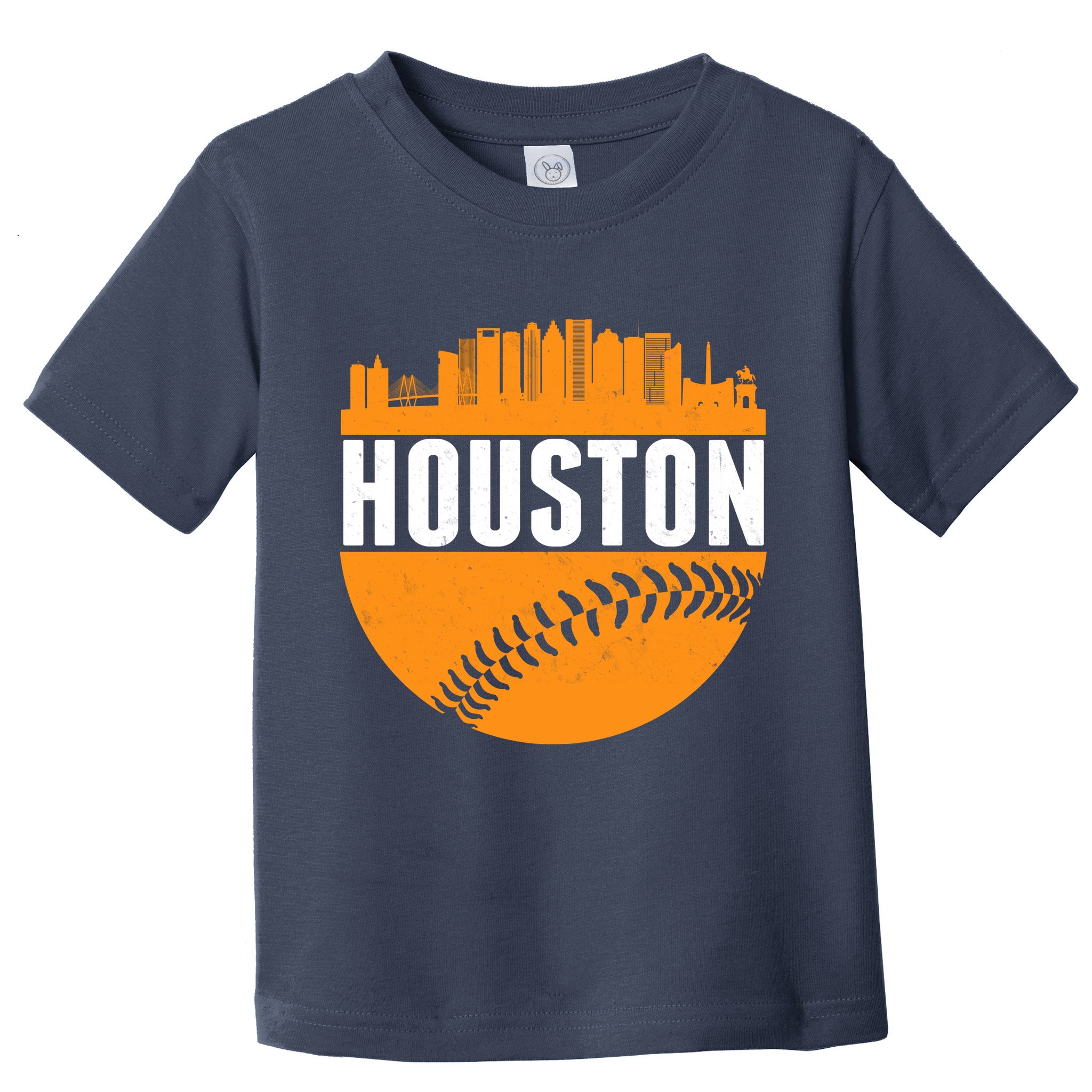 Classic Houston Skyline Baseball  Toddler T-Shirt