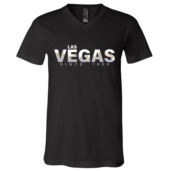 Classic Las Vegas Since 1905 V-Neck T-Shirt