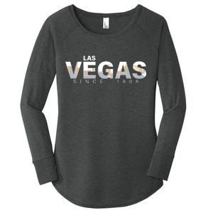 Classic Las Vegas Since 1905 Women's Perfect Tri Tunic Long Sleeve Shirt