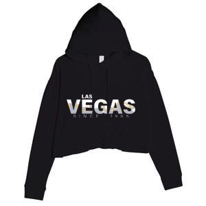 Classic Las Vegas Since 1905 Crop Fleece Hoodie