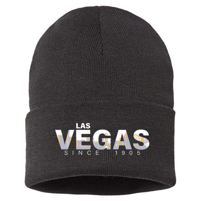 Classic Las Vegas Since 1905 Sustainable Knit Beanie