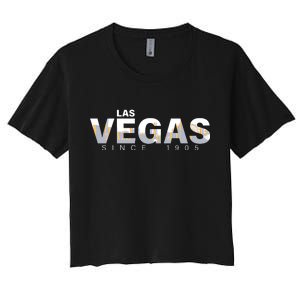 Classic Las Vegas Since 1905 Women's Crop Top Tee