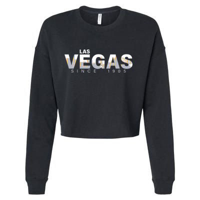 Classic Las Vegas Since 1905 Cropped Pullover Crew