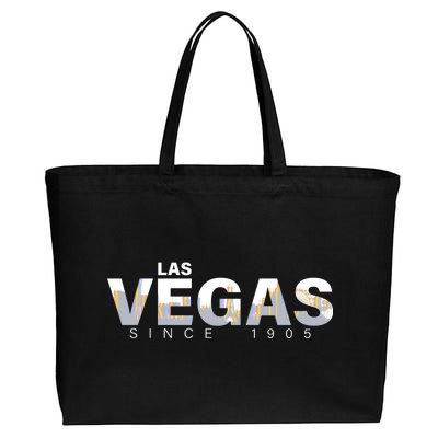 Classic Las Vegas Since 1905 Cotton Canvas Jumbo Tote