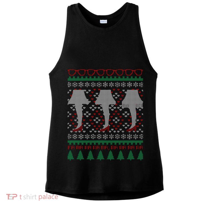 Classic Leg Lamp Funny Ugly Christmas Ladies PosiCharge Tri-Blend Wicking Tank