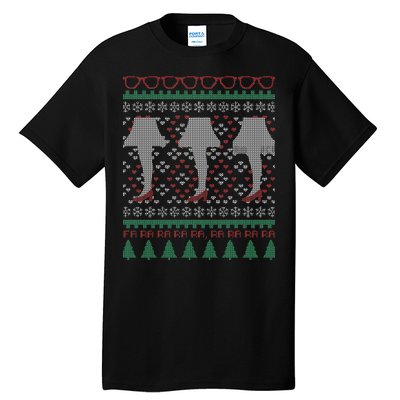 Classic Leg Lamp Funny Ugly Christmas Tall T-Shirt