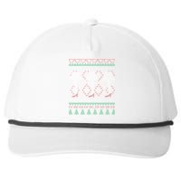 Classic Leg Lamp Funny Ugly Christmas Snapback Five-Panel Rope Hat