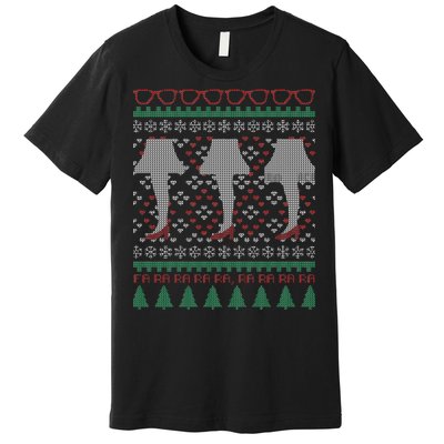 Classic Leg Lamp Funny Ugly Christmas Premium T-Shirt