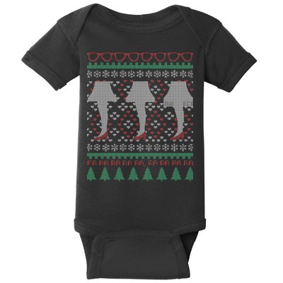 Classic Leg Lamp Funny Ugly Christmas Baby Bodysuit