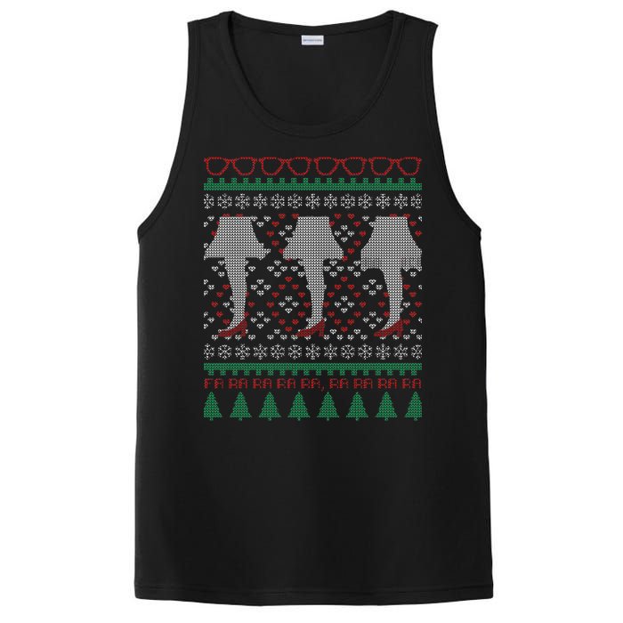 Classic Leg Lamp Funny Ugly Christmas PosiCharge Competitor Tank