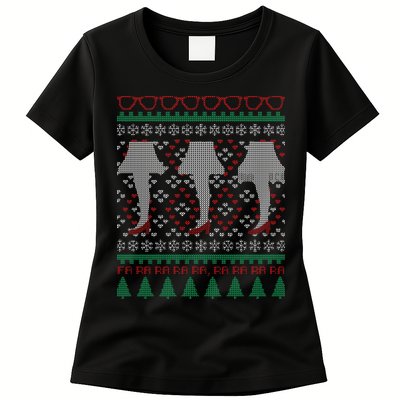 Classic Leg Lamp Funny Ugly Christmas Womens T-Shirt