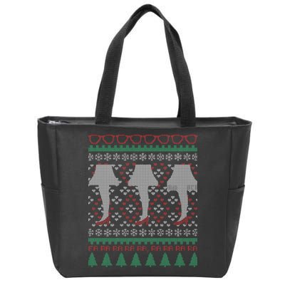 Classic Leg Lamp Funny Ugly Christmas Zip Tote Bag