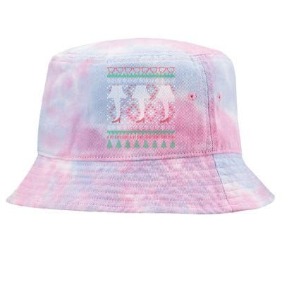 Classic Leg Lamp Funny Ugly Christmas Tie-Dyed Bucket Hat