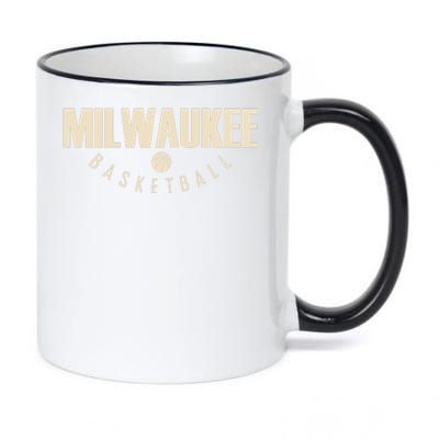 Classic Milwaukee Basketball 11oz Black Color Changing Mug