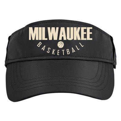 Classic Milwaukee Basketball Adult Drive Performance Visor