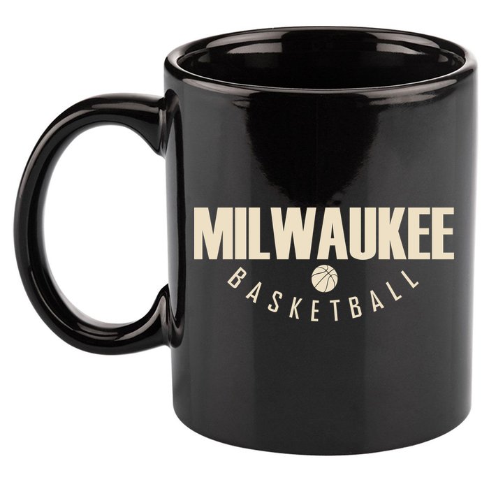 Classic Milwaukee Basketball 11oz C Handle Ceramic Mug