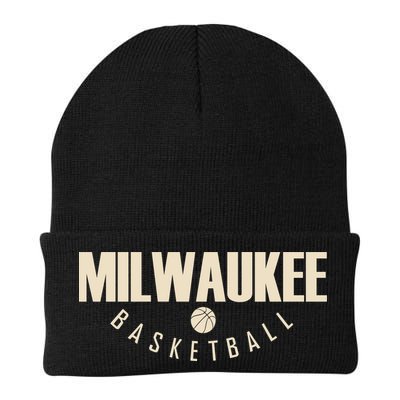 Classic Milwaukee Basketball Beanie