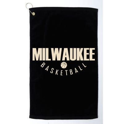 Classic Milwaukee Basketball Golf Towel