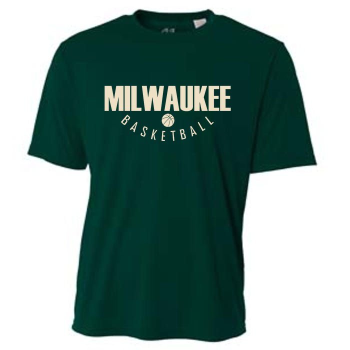 Classic Milwaukee Basketball Cooling Performance Crew T-Shirt