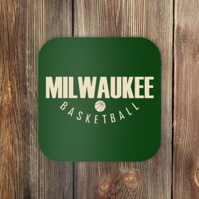 Classic Milwaukee Basketball Coaster