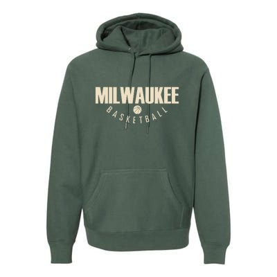 Classic Milwaukee Basketball Premium Hoodie