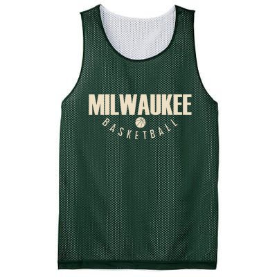 Classic Milwaukee Basketball Mesh Reversible Basketball Jersey Tank