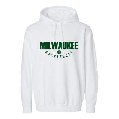 Classic Milwaukee Basketball Garment-Dyed Fleece Hoodie