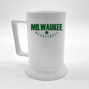 Classic Milwaukee Basketball Beer Stein