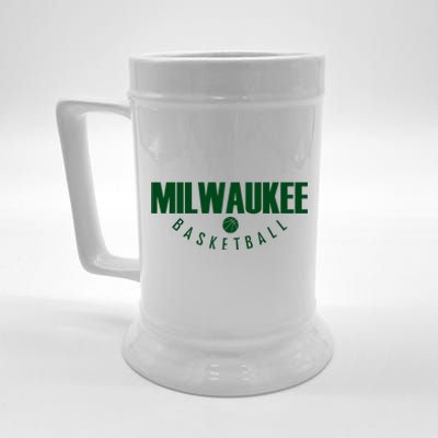 Classic Milwaukee Basketball Beer Stein