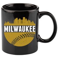 Classic Milwaukee Skyline Baseball  11oz C Handle Ceramic Mug