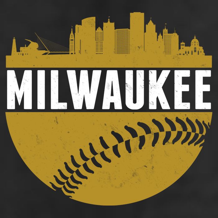 Classic Milwaukee Skyline Baseball  11oz C Handle Ceramic Mug