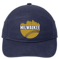 Classic Milwaukee Skyline Baseball  7-Panel Snapback Hat