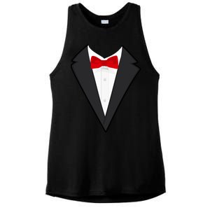 Classic Party Tuxedo Ladies PosiCharge Tri-Blend Wicking Tank