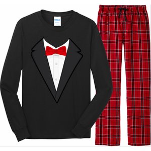 Classic Party Tuxedo Long Sleeve Pajama Set