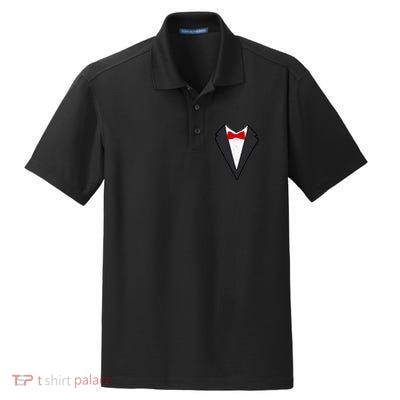 Classic Party Tuxedo Dry Zone Grid Polo