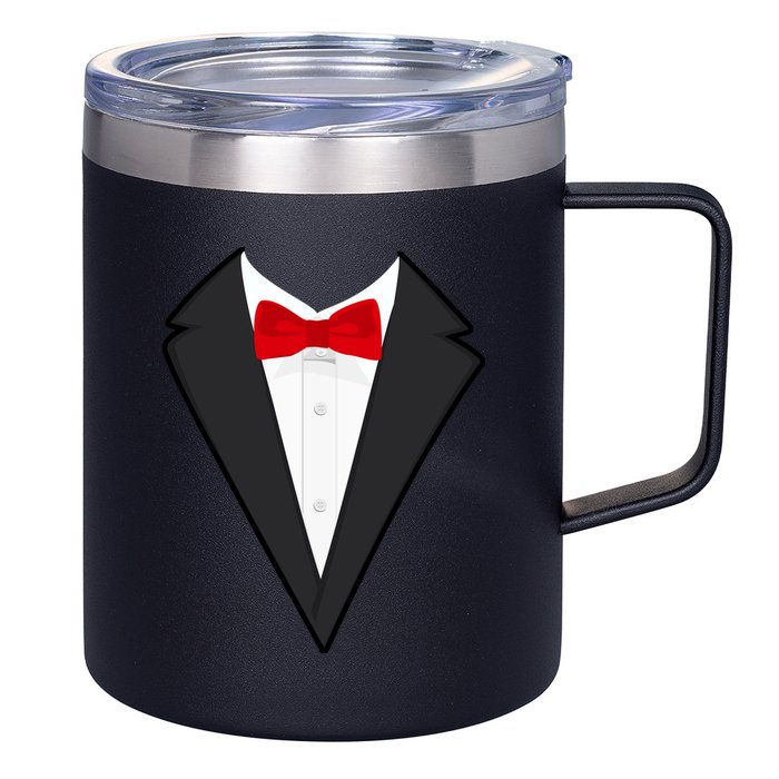 Classic Party Tuxedo 12oz Stainless Steel Coffee Mug