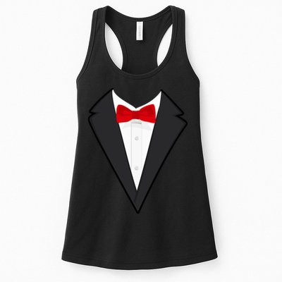 Classic Party Tuxedo Womens Tank Top