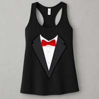 Classic Party Tuxedo Womens Tank Top